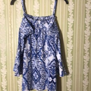 Ava and grace cold shoulder blouse